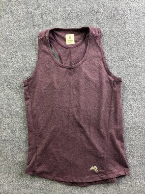 Tracksmith Tank Top Womens Small Purple Striped Sleeveless Running Athletic